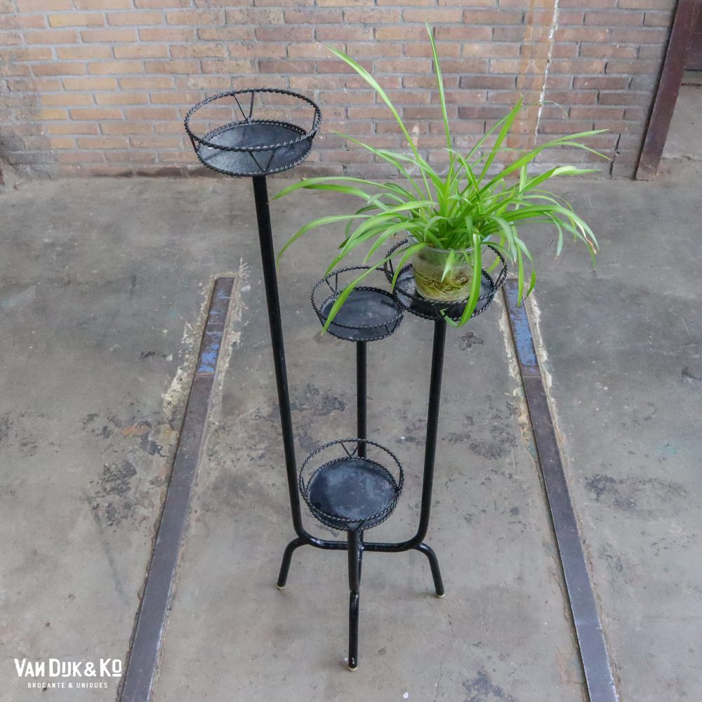 Zwart metalen plantentafel - Afbeelding 2