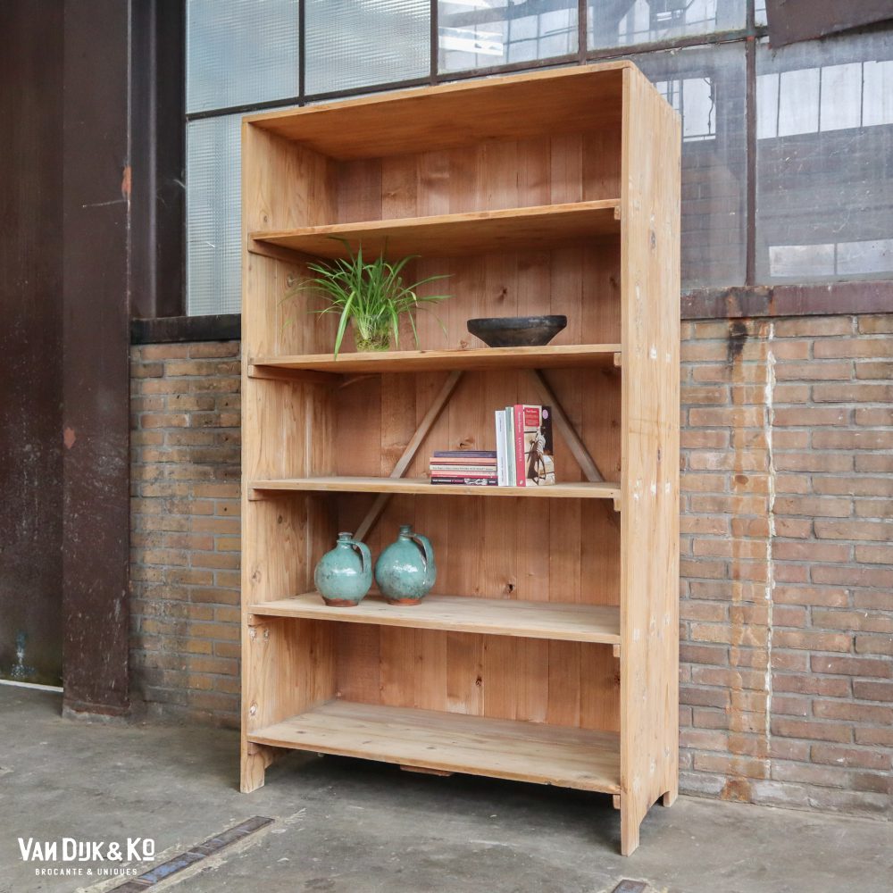 Houten open boekenkast - Afbeelding 2