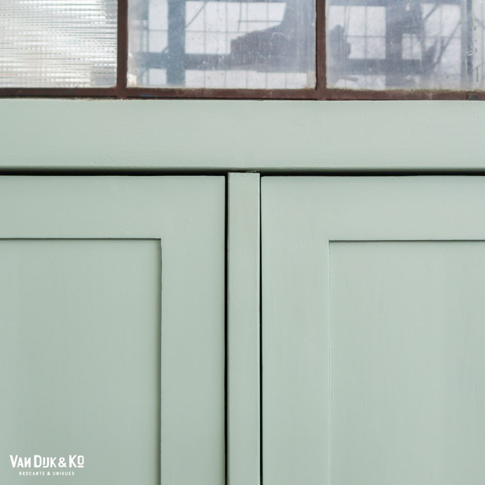 Mint groene linnenkast - Afbeelding 5