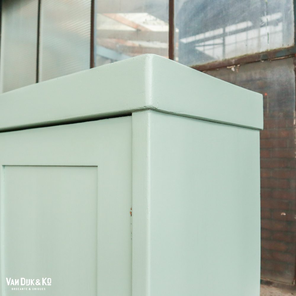 Mint groene linnenkast - Afbeelding 6