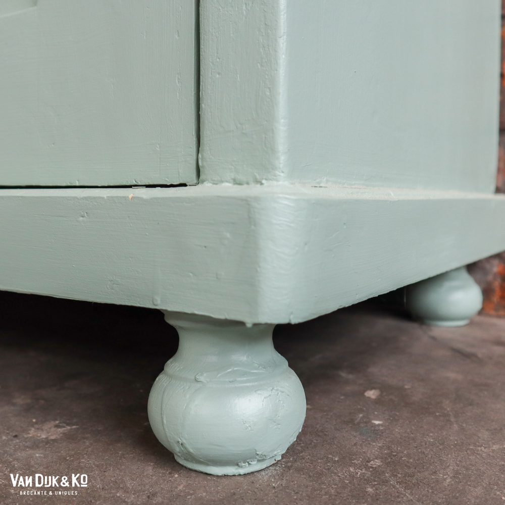 Mint groene linnenkast - Afbeelding 8