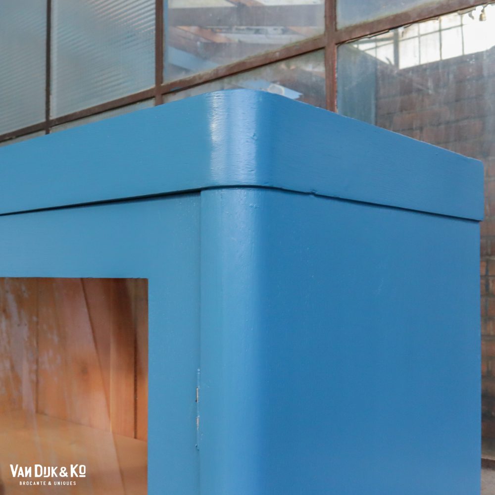 Blauwe vitrinekast - Afbeelding 5