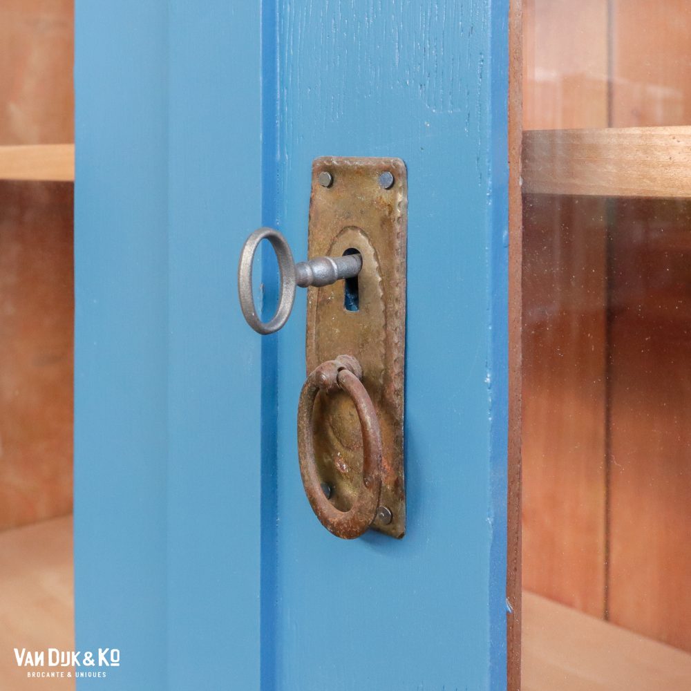 Blauwe vitrinekast - Afbeelding 6