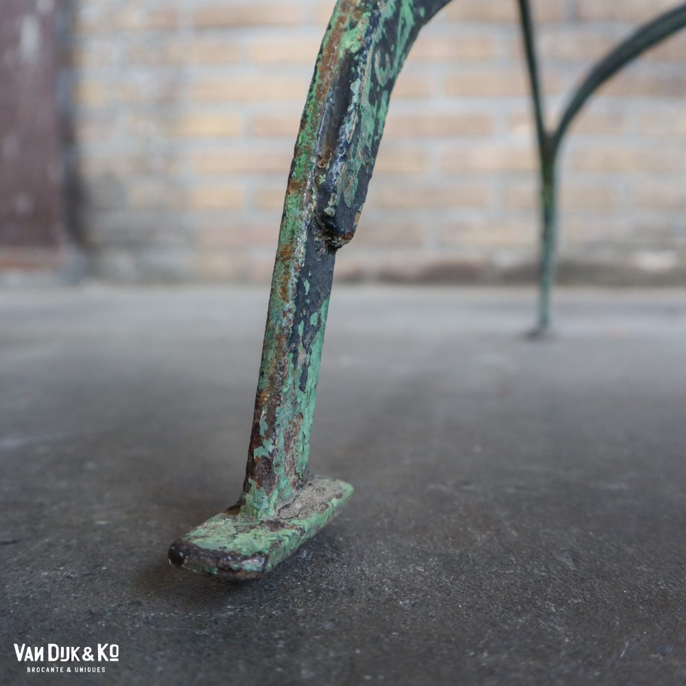 Brocante tuinbank - opklapbaar - Afbeelding 9