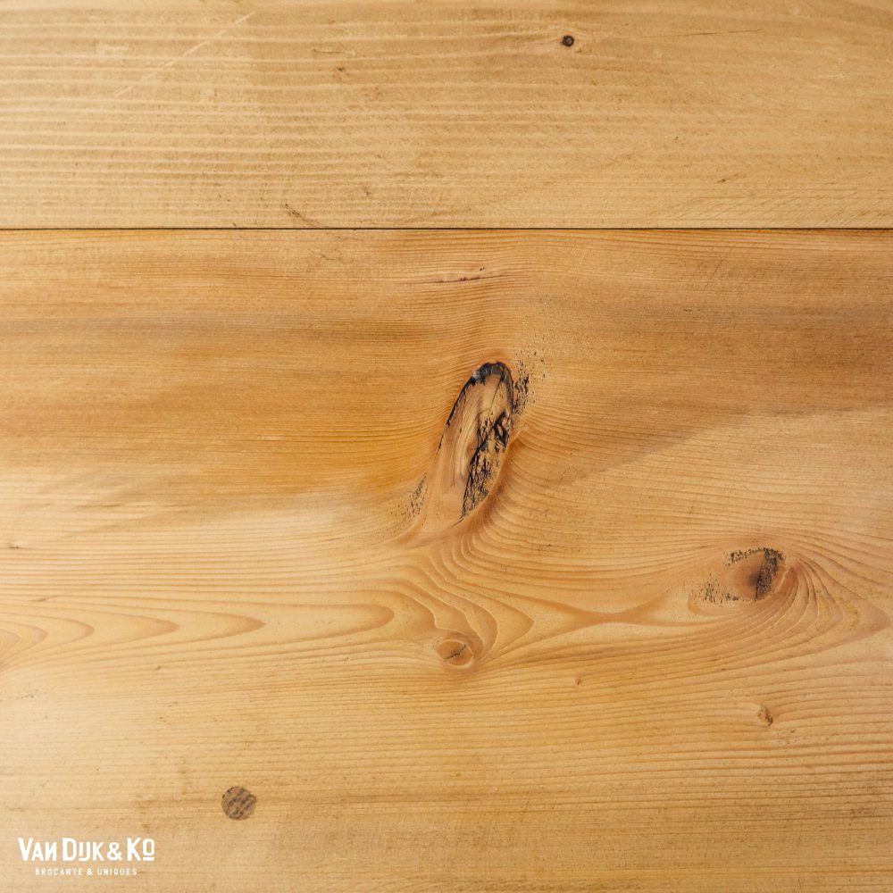 Houten tafel - geel onderstel - Afbeelding 7