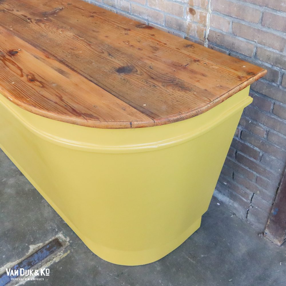 Gele ronde toonbank - Afbeelding 10