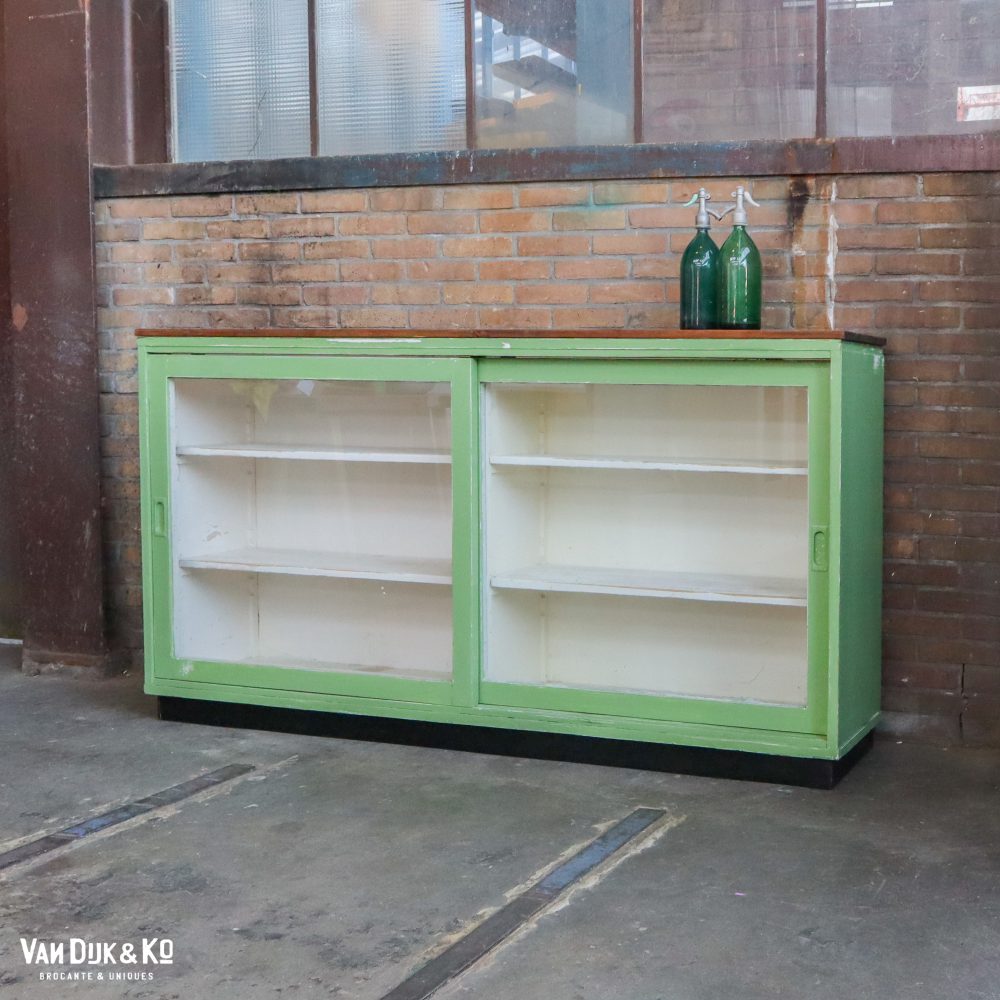 Dressoir met glazen schuifdeuren - Afbeelding 2