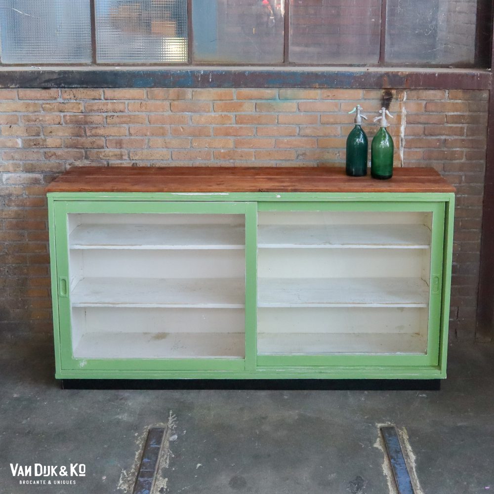 Dressoir met glazen schuifdeuren - Afbeelding 4