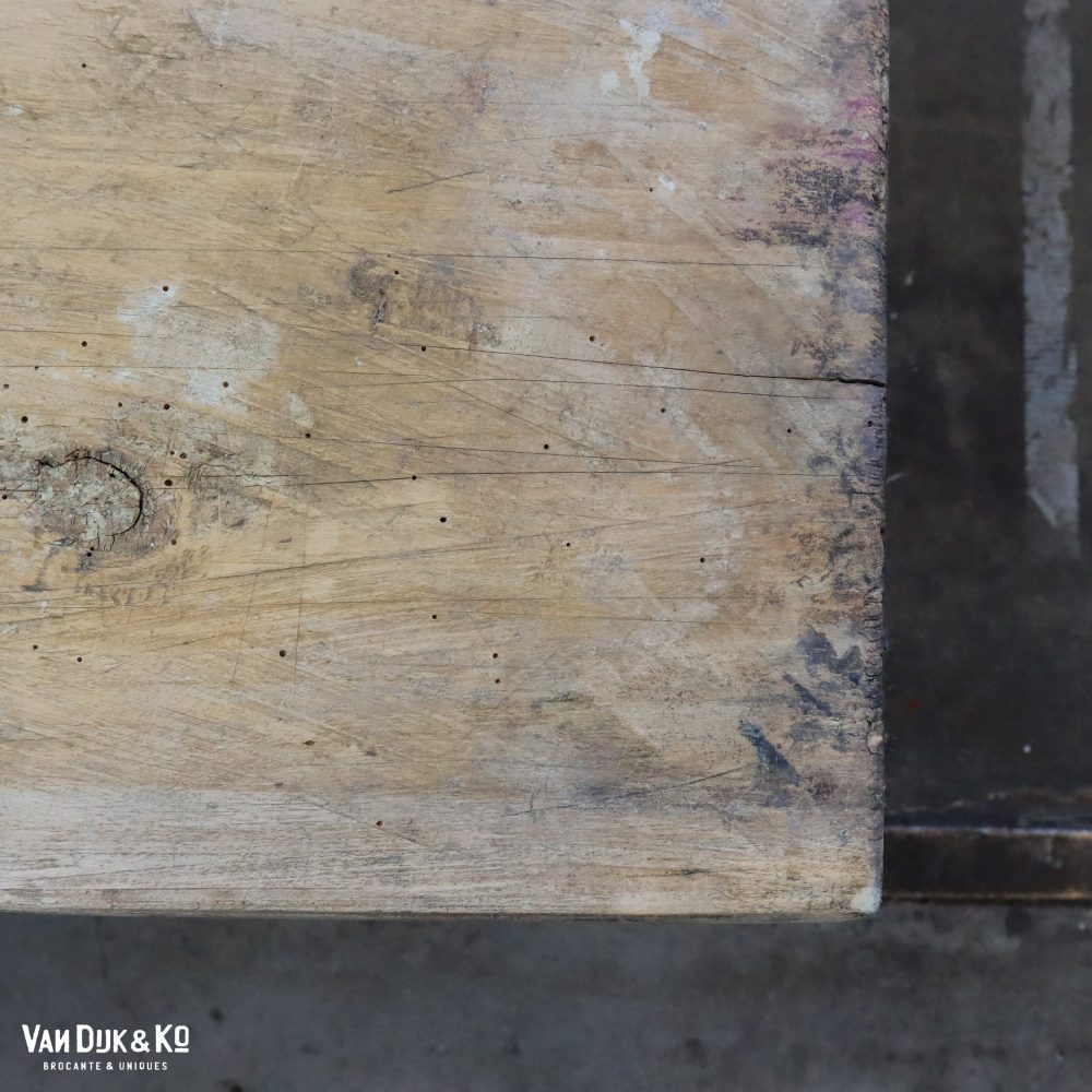Landelijke houten tafel - Afbeelding 6