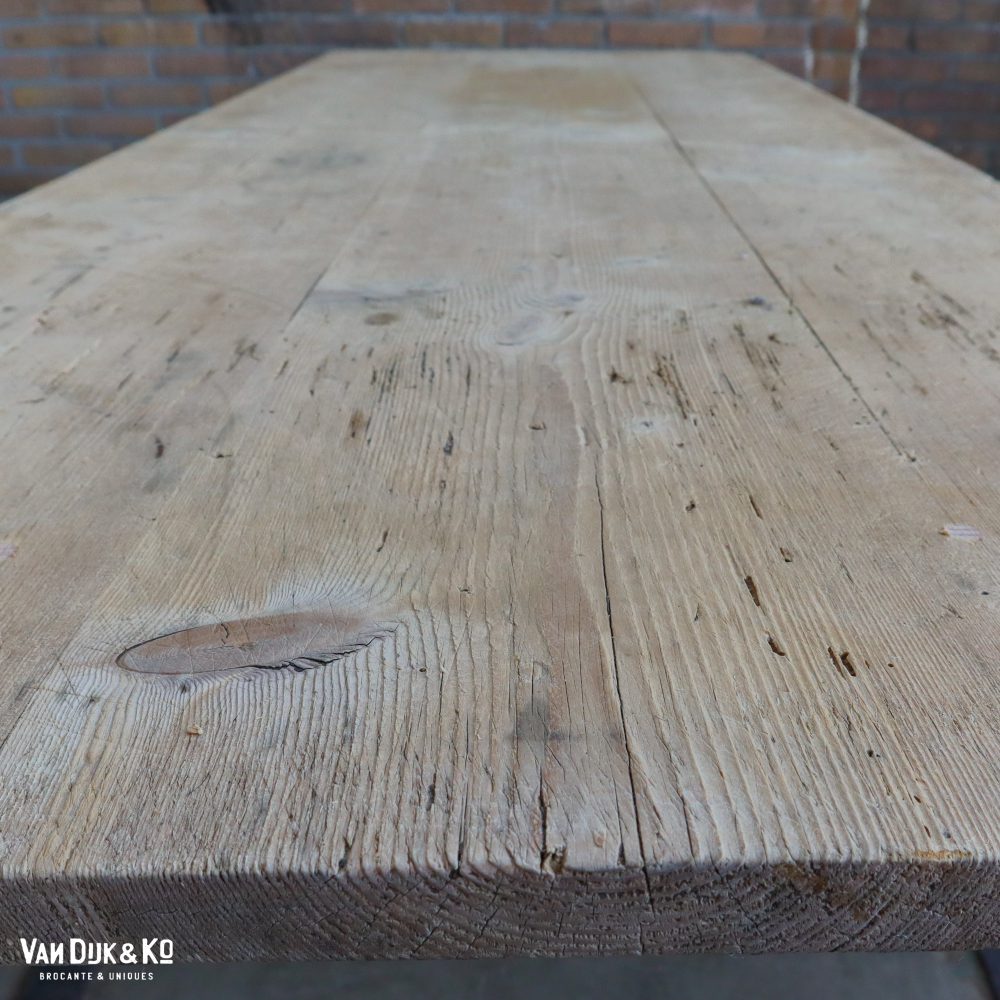 Landelijke tafel - grijs onderstel - Afbeelding 5