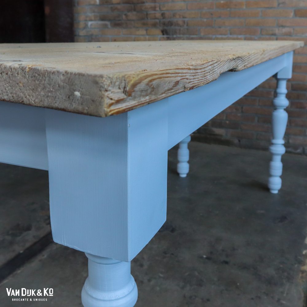 Landelijke tafel - grijs onderstel - Afbeelding 8