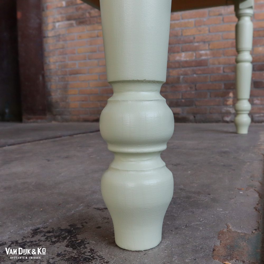 Landelijke tafel - groen onderstel - Afbeelding 8