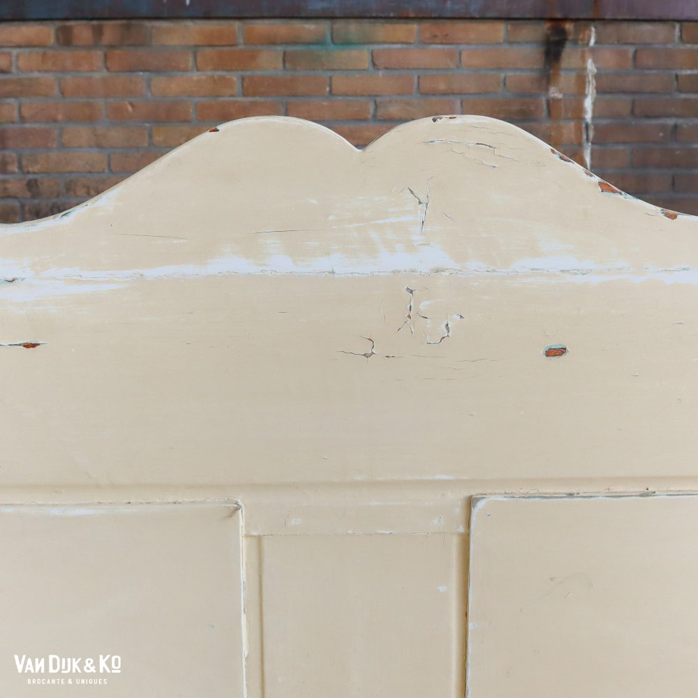 Houten brocante klepbank - Afbeelding 6