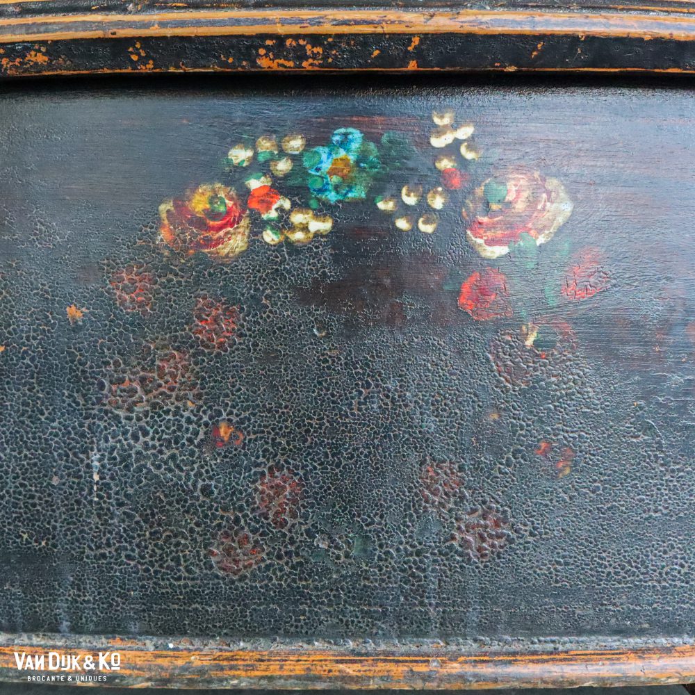 Brocante klepbank met bloemen - Afbeelding 12