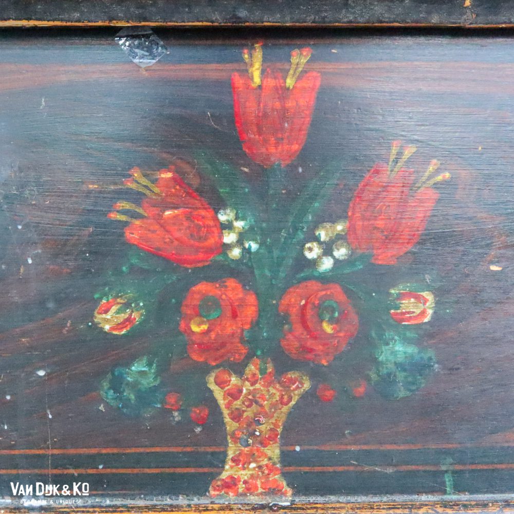 Brocante klepbank met bloemen - Afbeelding 14