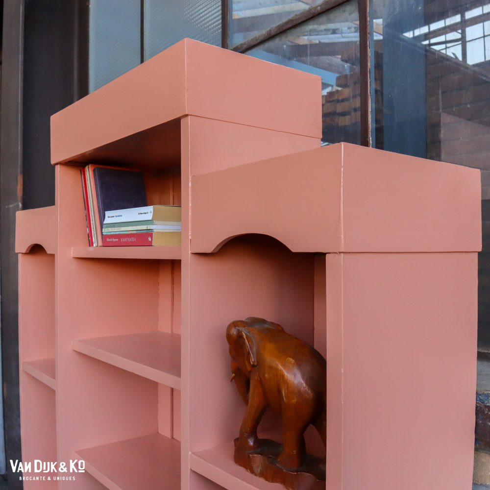 Zalmroze boekenkast - Afbeelding 3