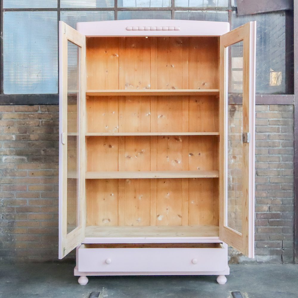 Roze vitrinekast - Afbeelding 3