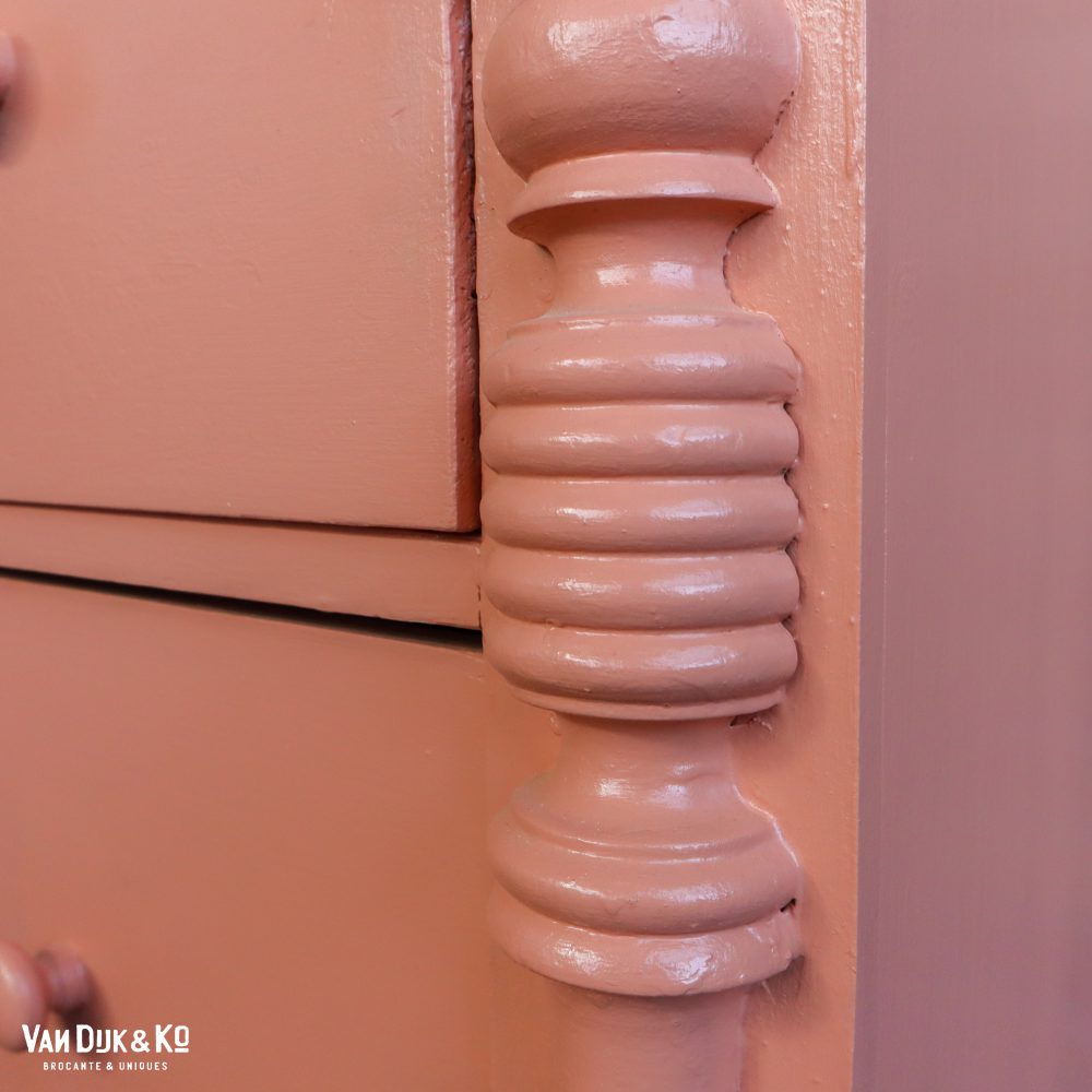 Zalmroze commode - Afbeelding 7