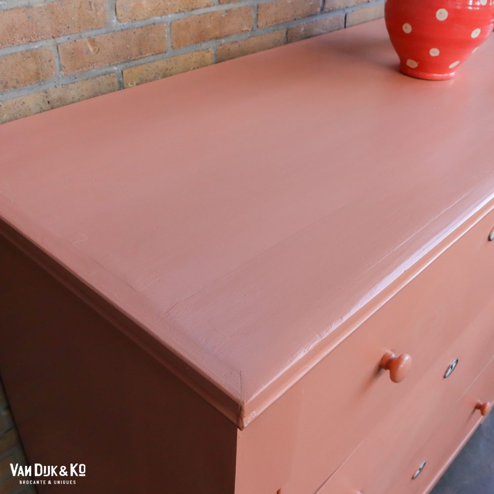 Zalmroze commode - Afbeelding 5