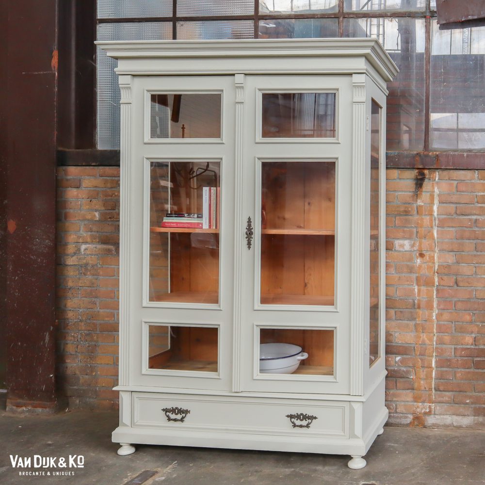 Brocante vitrinekast - Afbeelding 2