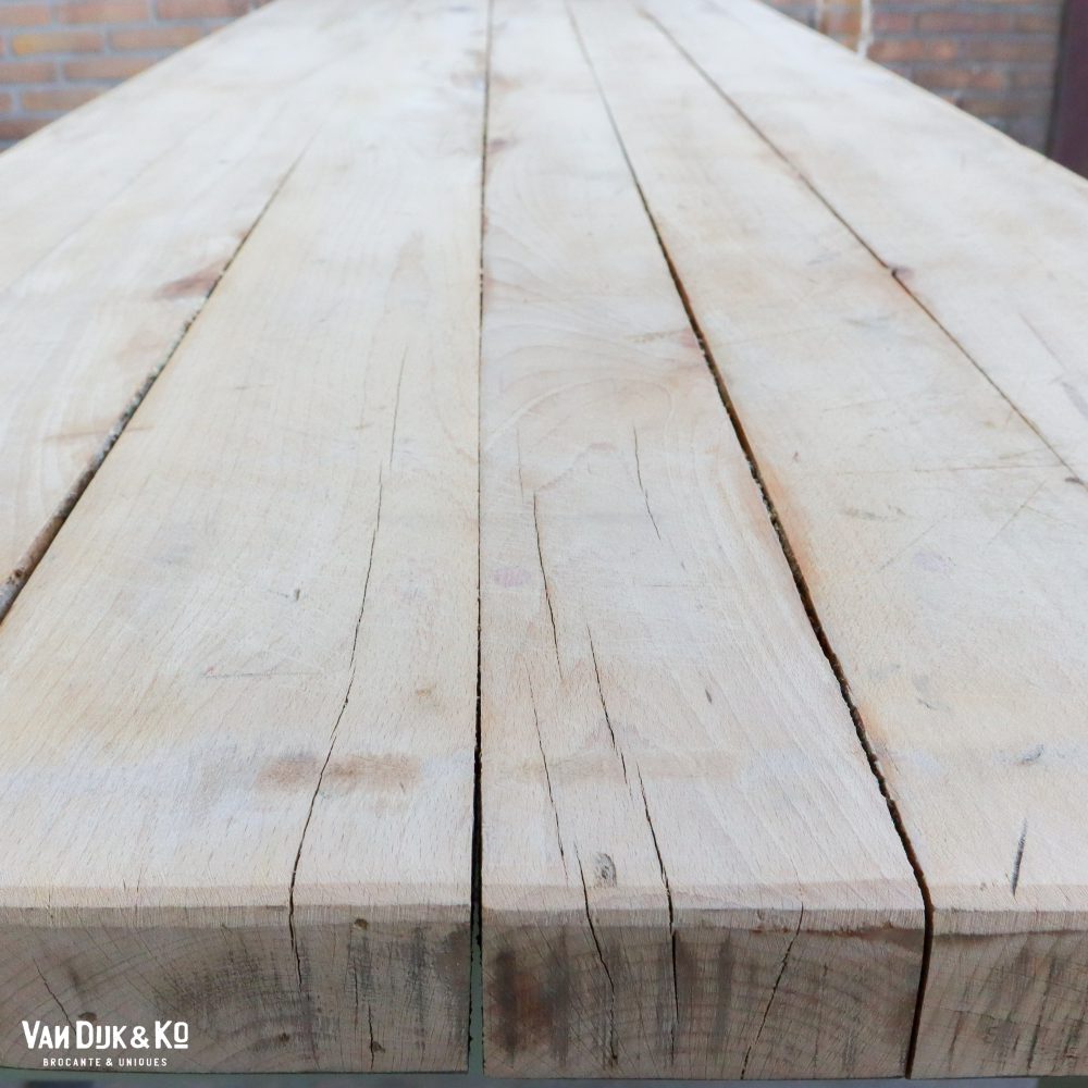 Brocante houten tafel - Afbeelding 5