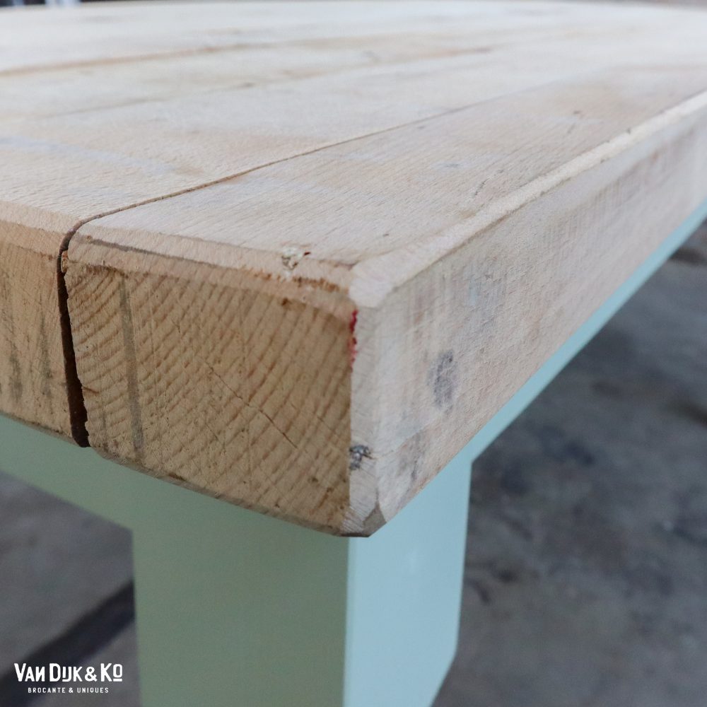 Brocante houten tafel - Afbeelding 8