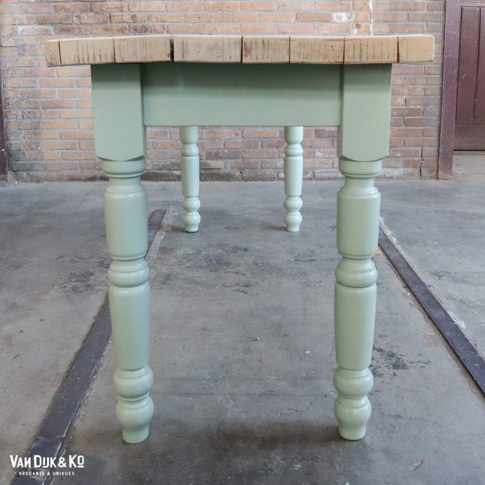 Brocante houten tafel - Afbeelding 4