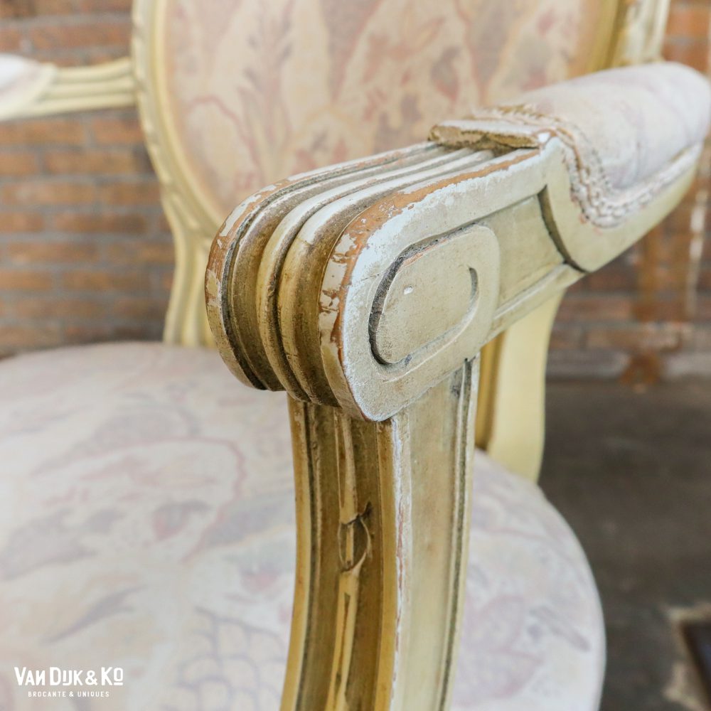 Vintage Louis XV stoel - Afbeelding 11