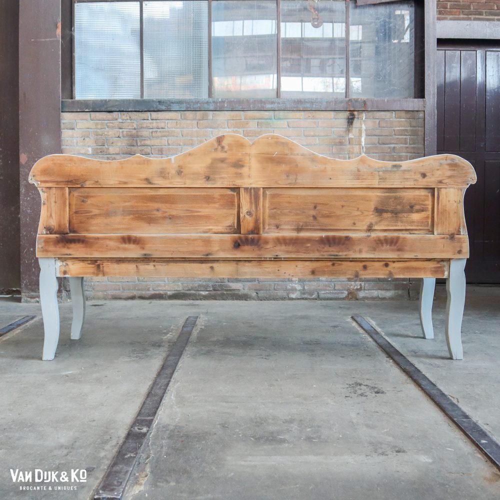 Grijze brocante bank - Afbeelding 12