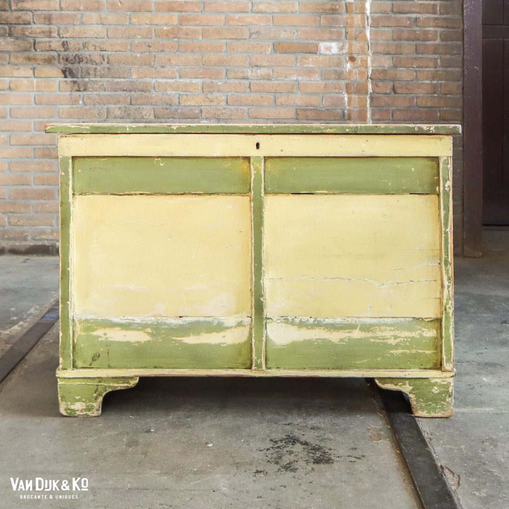 Brocante houten kist - Afbeelding 2
