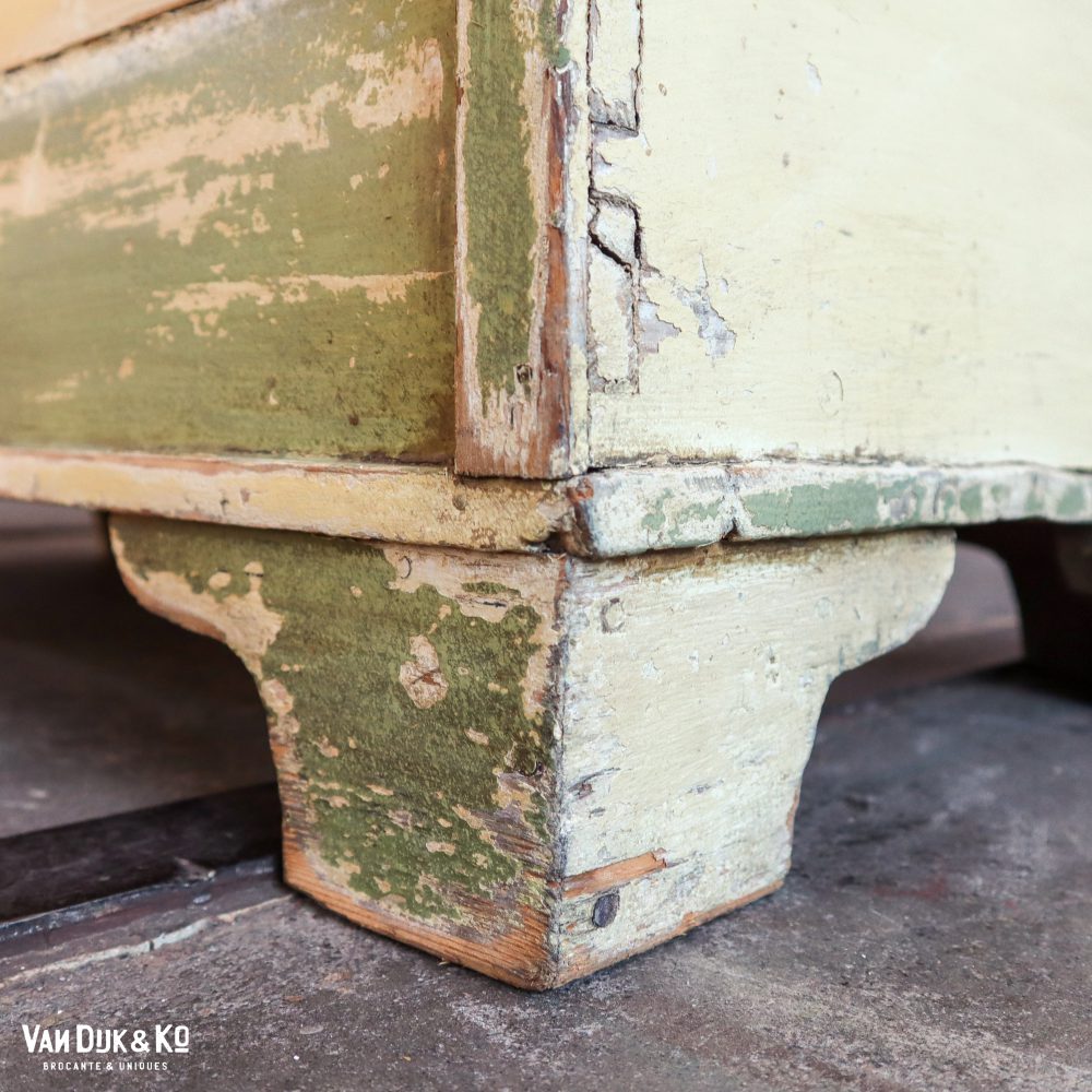 Brocante houten kist - Afbeelding 13
