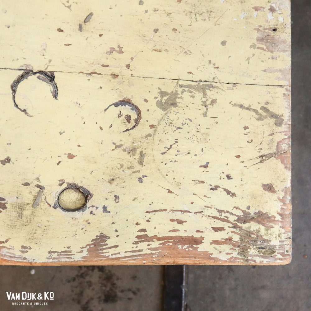 Brocante houten kist - Afbeelding 7
