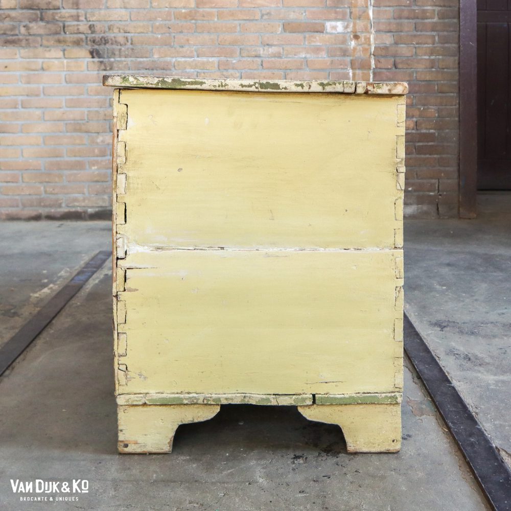 Brocante houten kist - Afbeelding 5