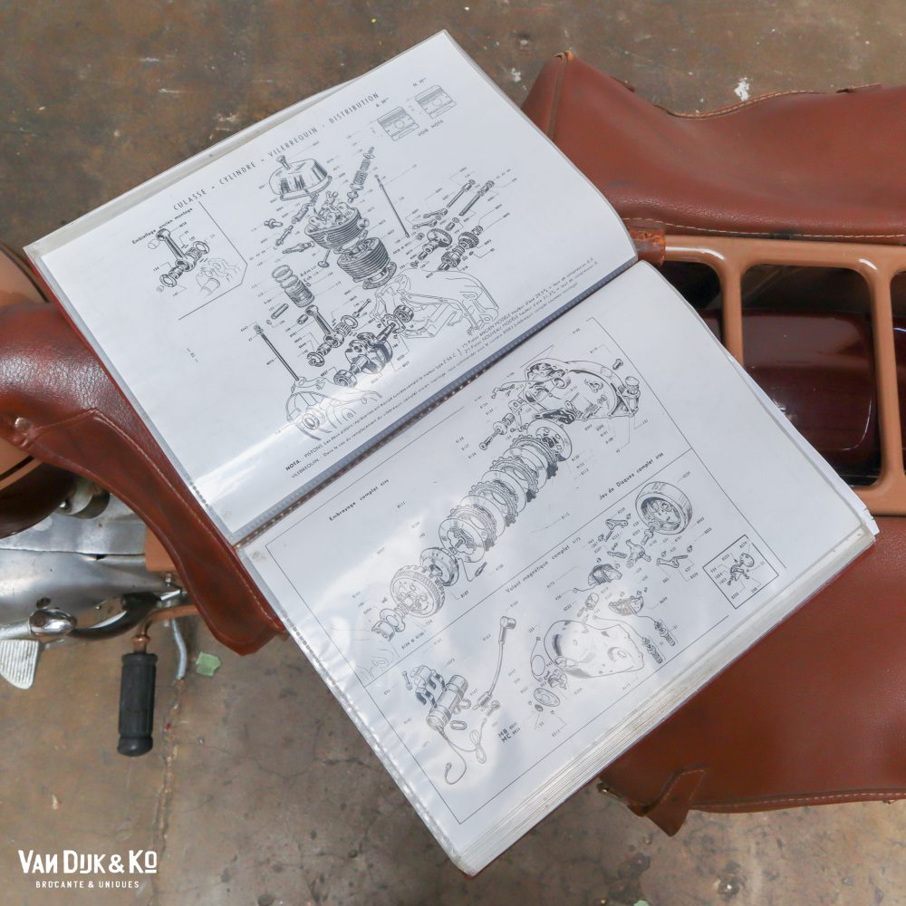 Klassieke motor - Motobecane Z2C 175cc 1952 - Afbeelding 13