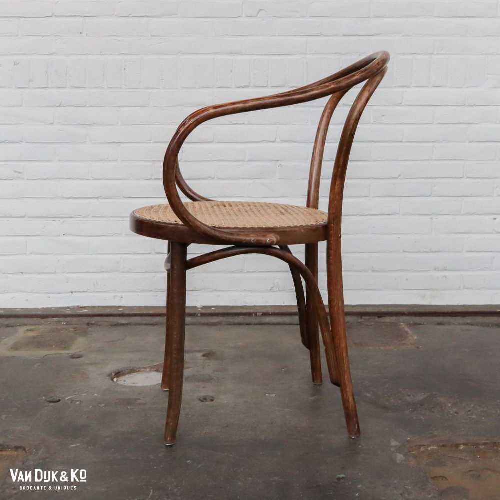 Vintage stoel met webbing zitting - Afbeelding 5