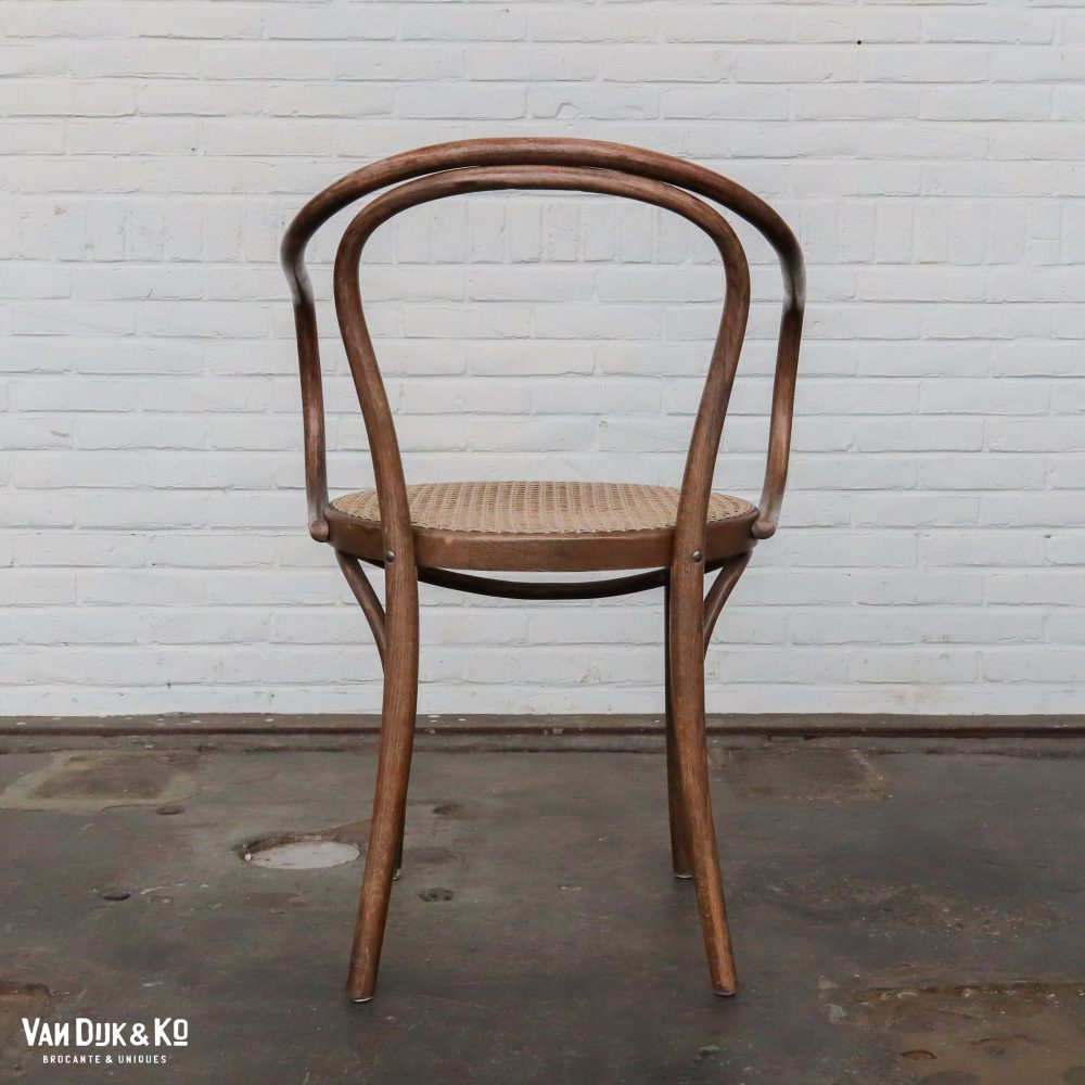 Vintage stoel met webbing zitting - Afbeelding 6