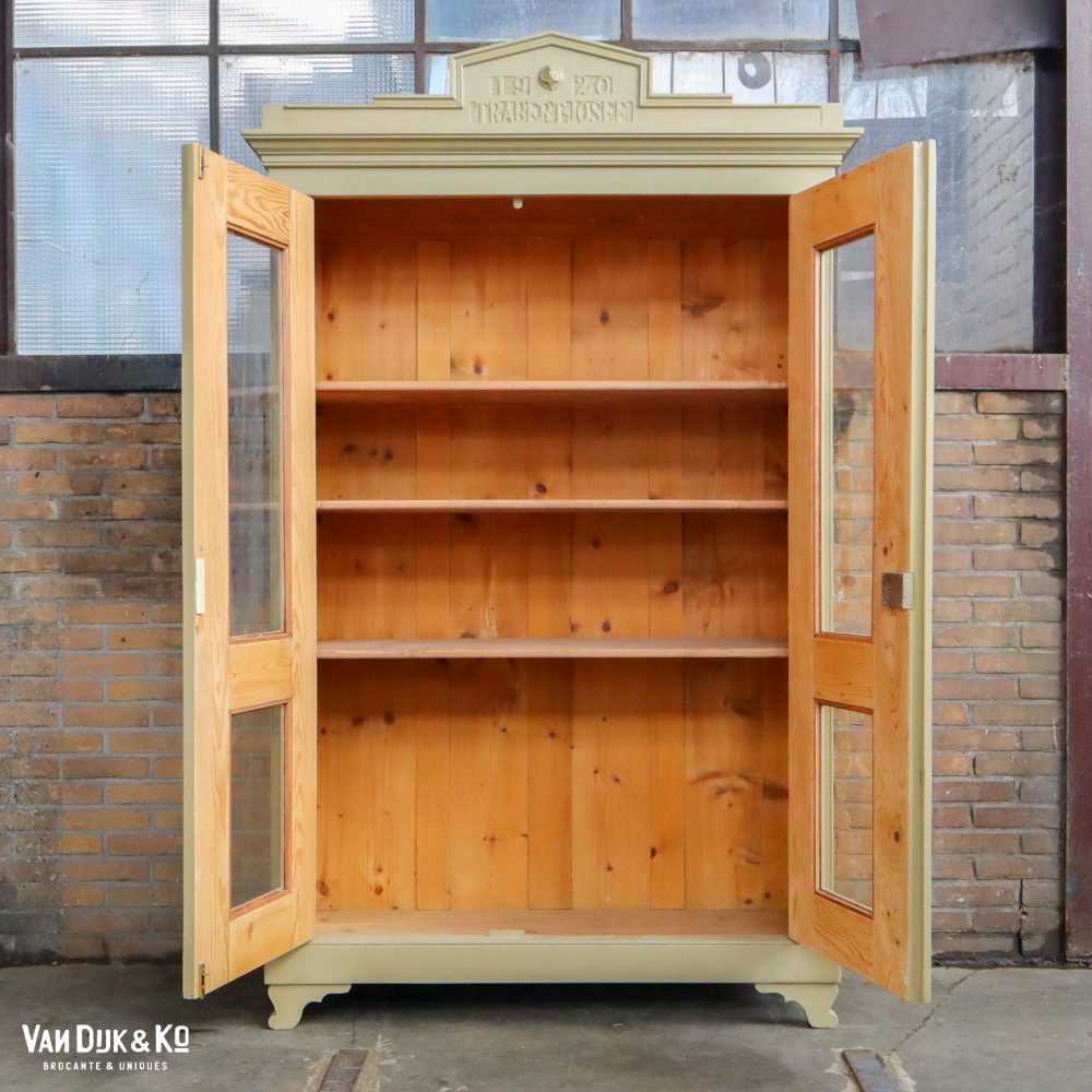 Brocante vitrinekast - Afbeelding 3