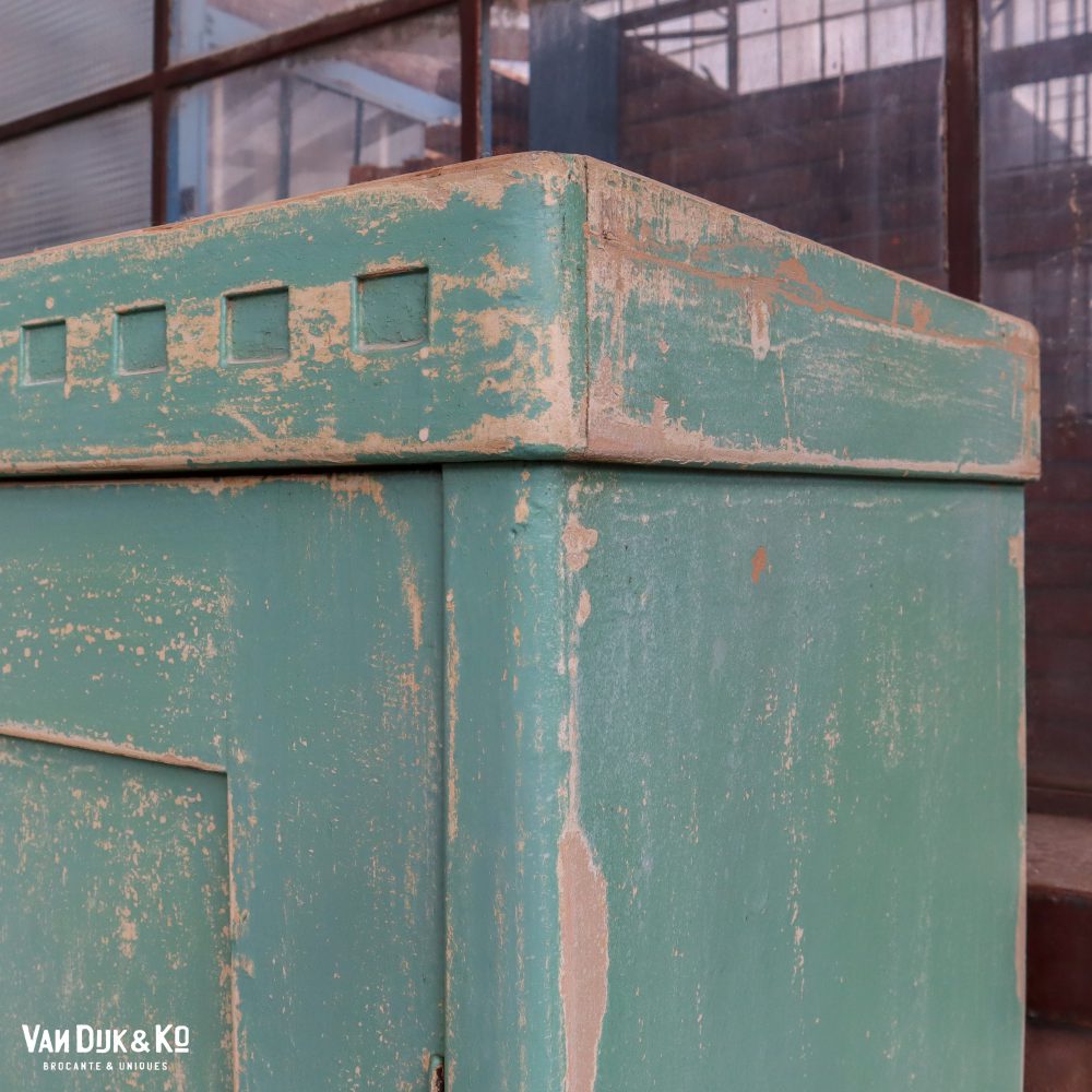 Driedeurs brocante kast - Afbeelding 6