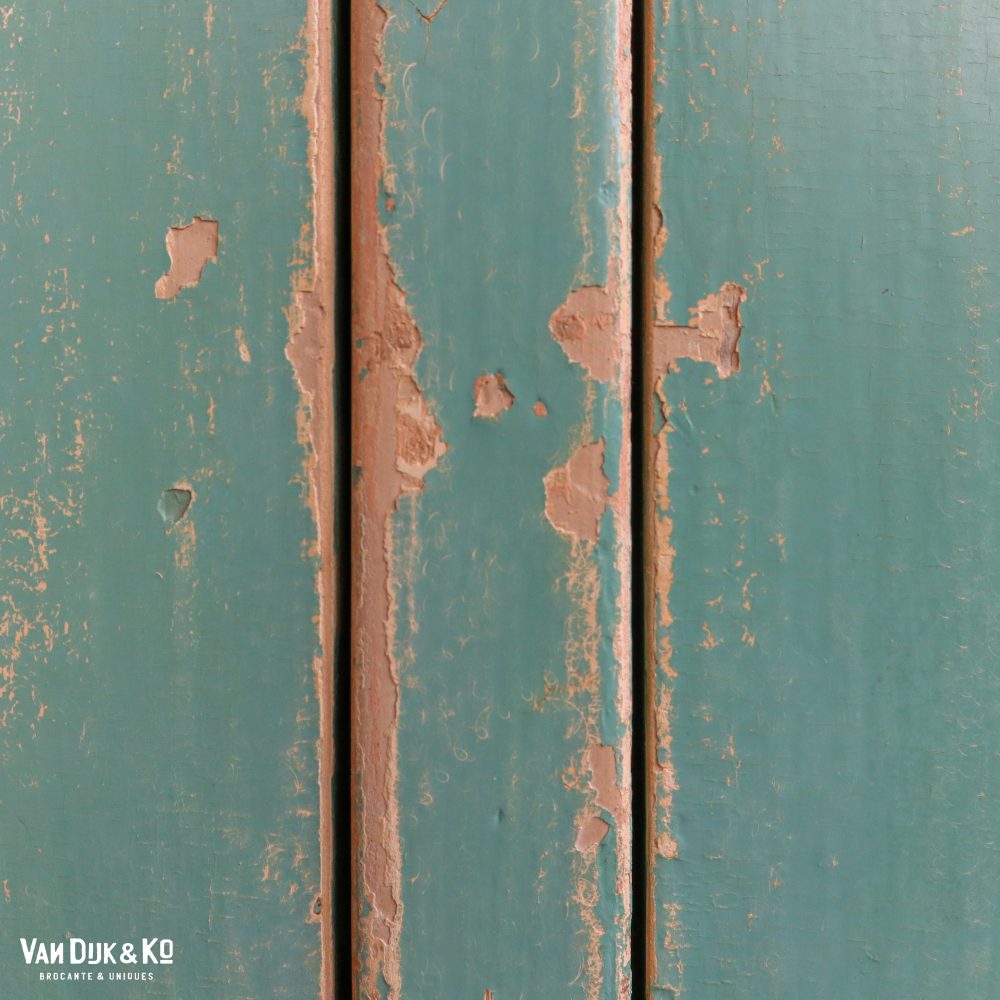 Driedeurs brocante kast - Afbeelding 12