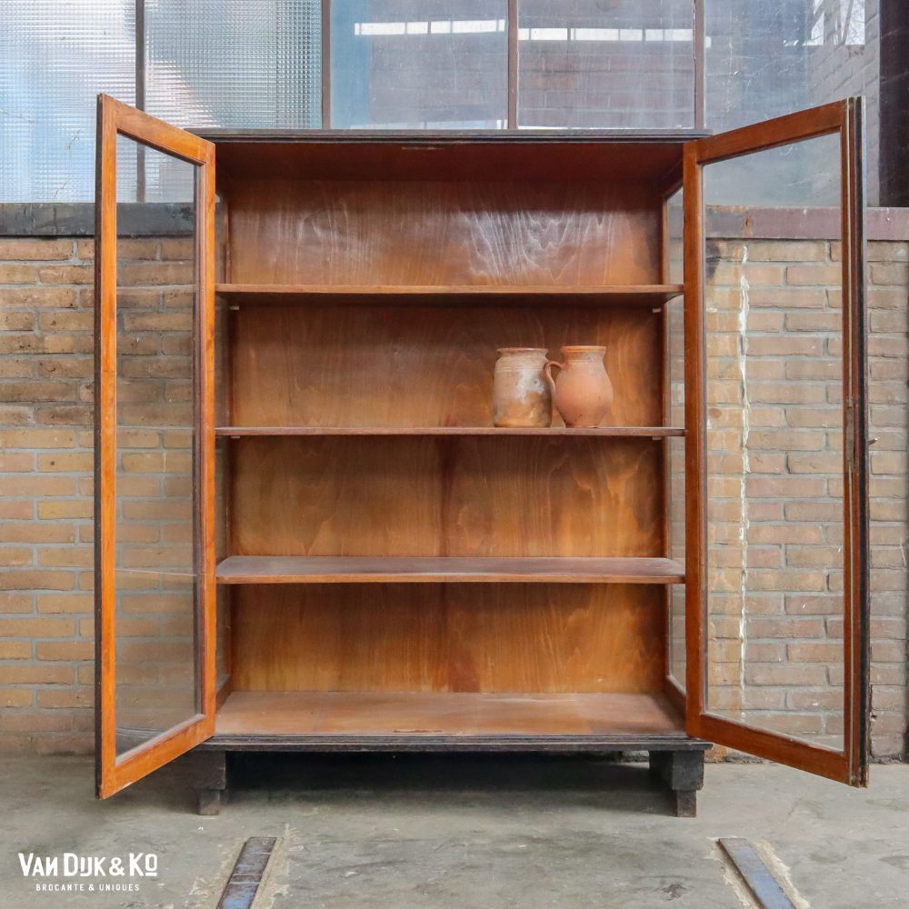 Brocante vitrinekast - Afbeelding 3