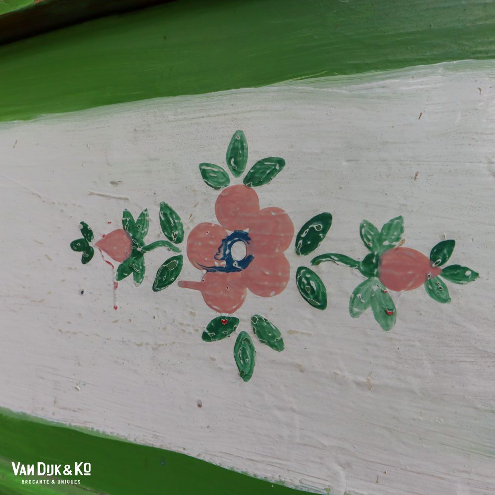 Beschilderde groene klepbank - Afbeelding 7