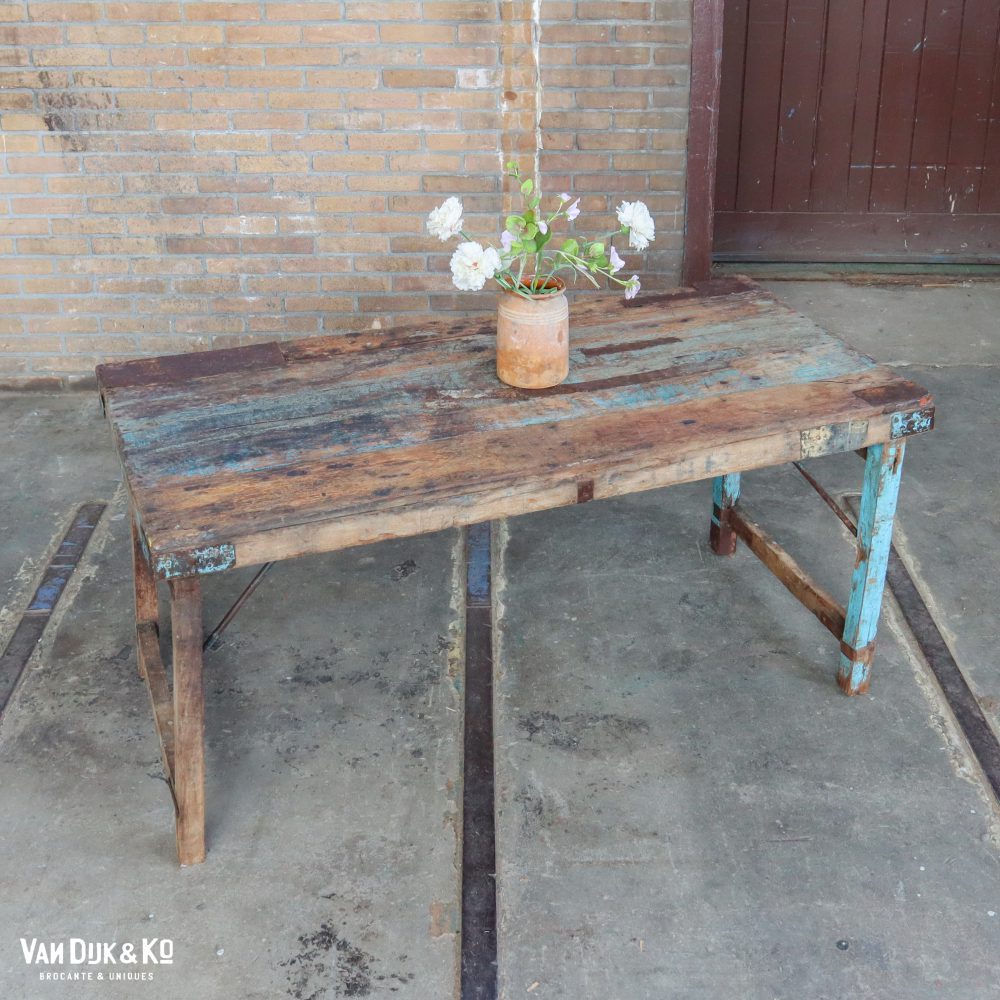 Lage brocante werktafel - Afbeelding 2