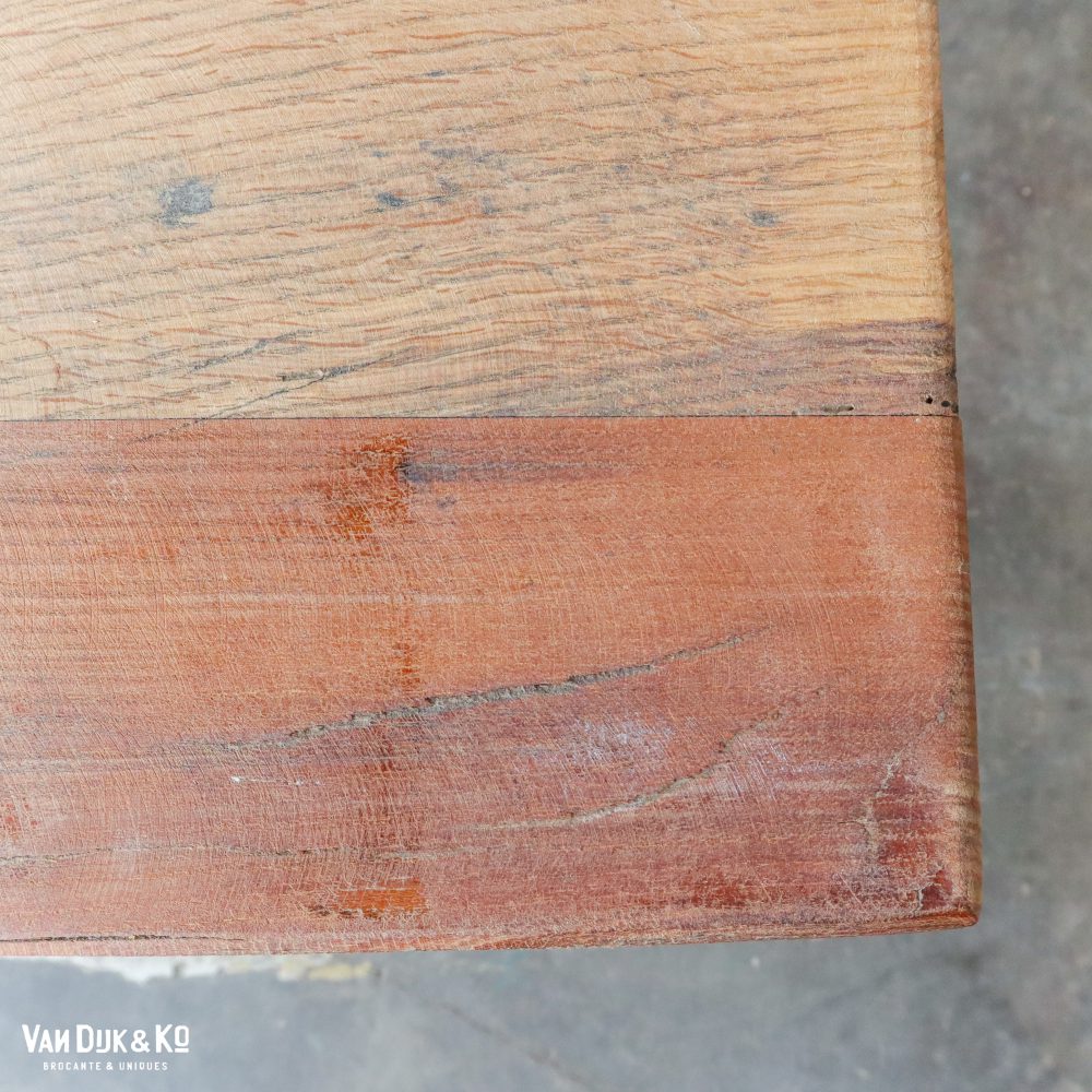 Houten kruispoot tafel - Afbeelding 5