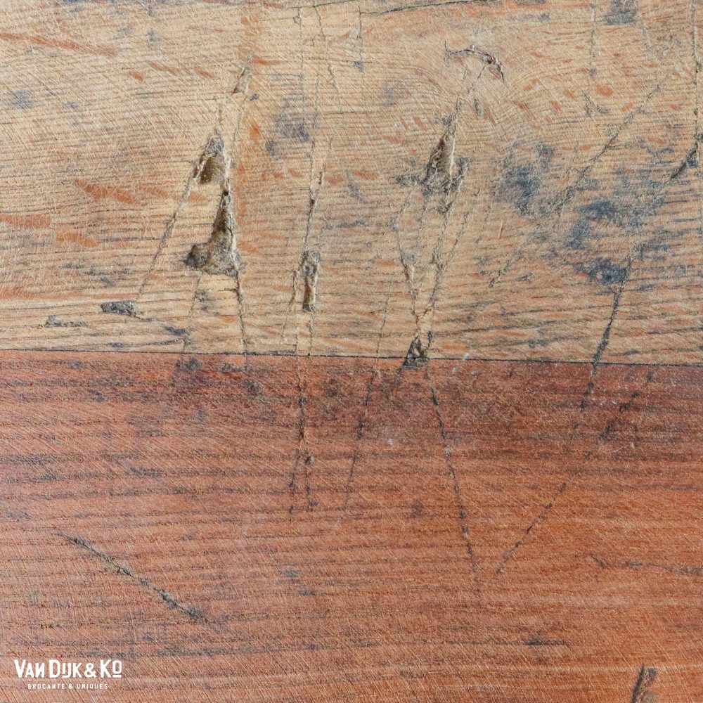 Houten kruispoot tafel - Afbeelding 6