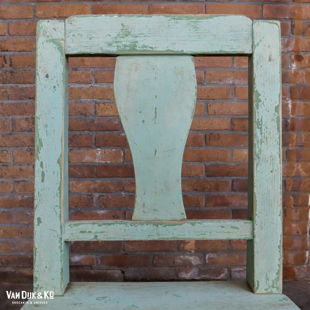 Houten brocante stoelen - Afbeelding 8
