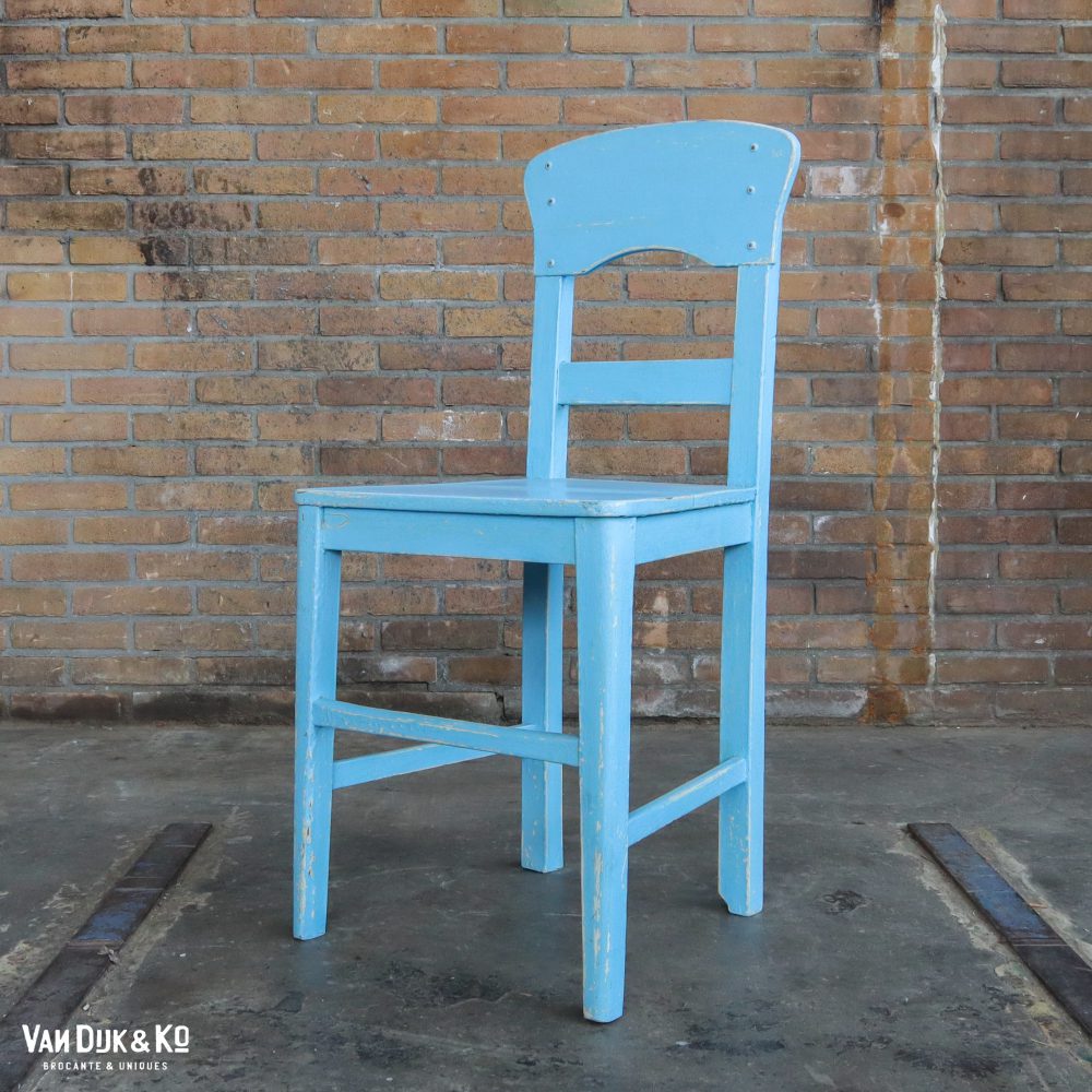 Houten brocante stoelen - Afbeelding 3