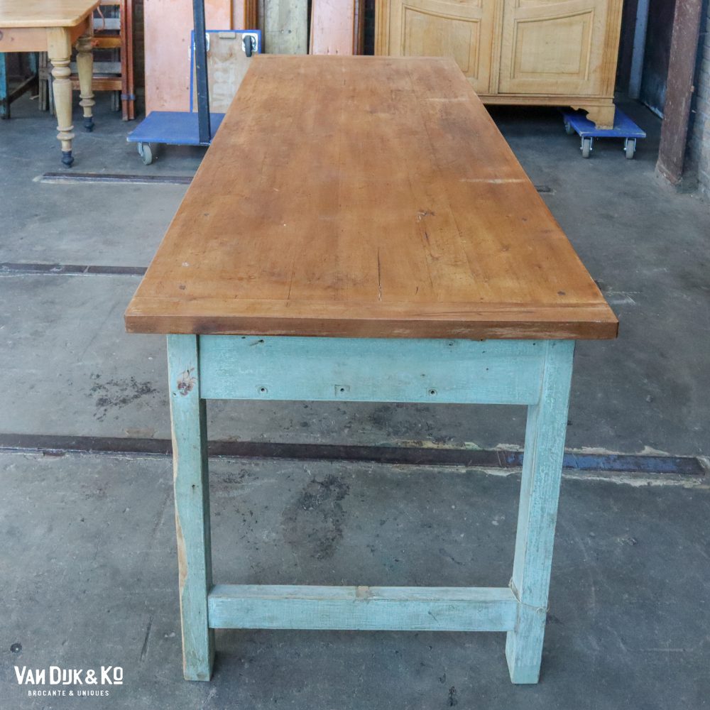 Brocante tafel met lades - Afbeelding 3