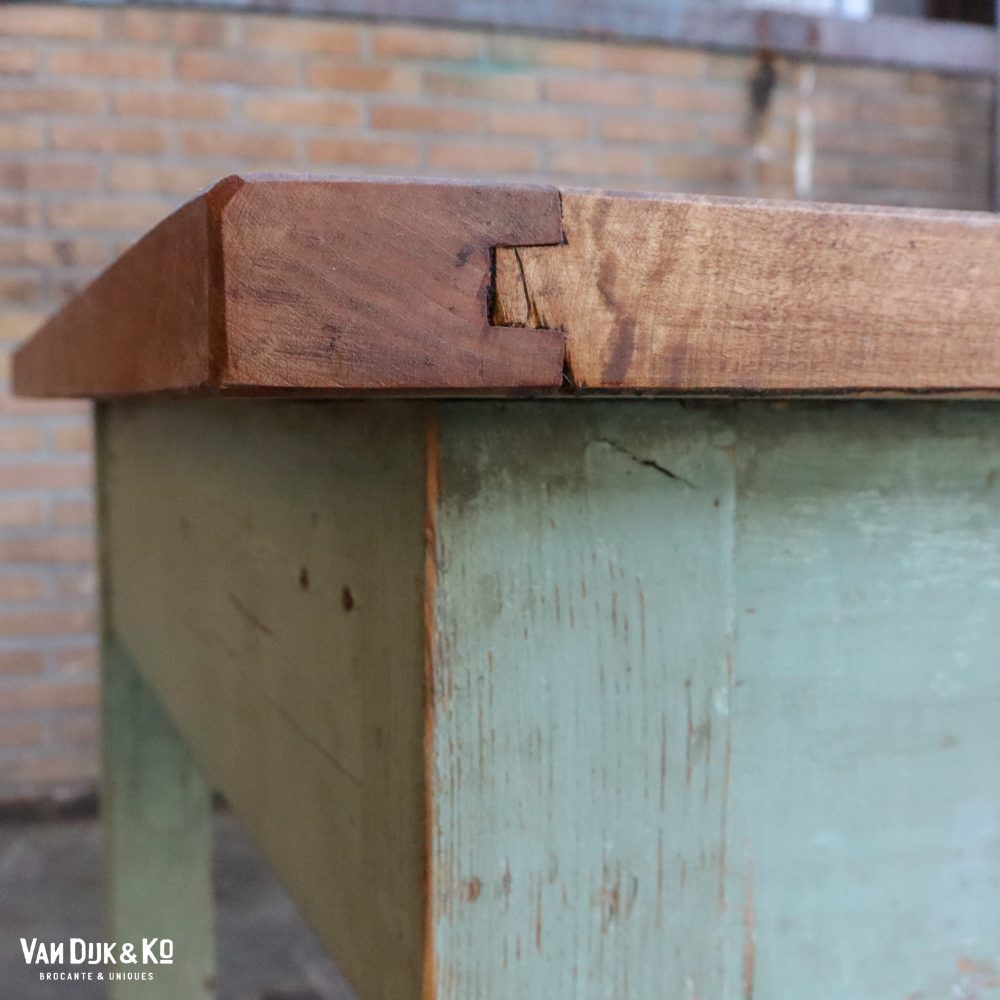 Brocante tafel met lades - Afbeelding 5