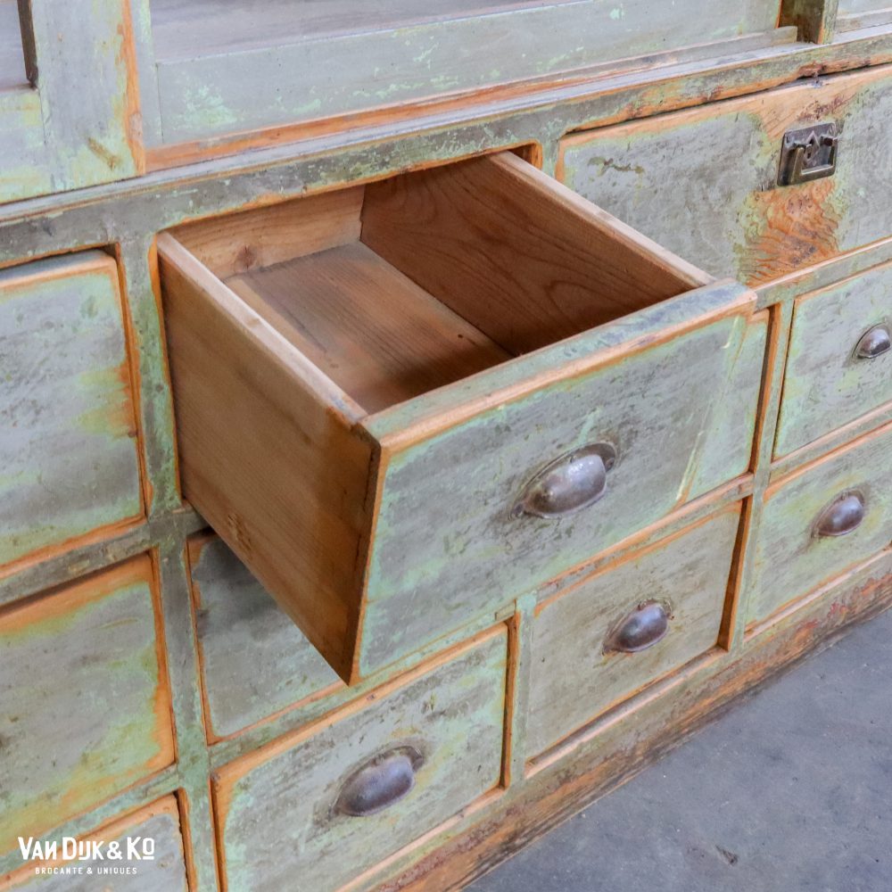 Vintage toonbank met lades - Afbeelding 11