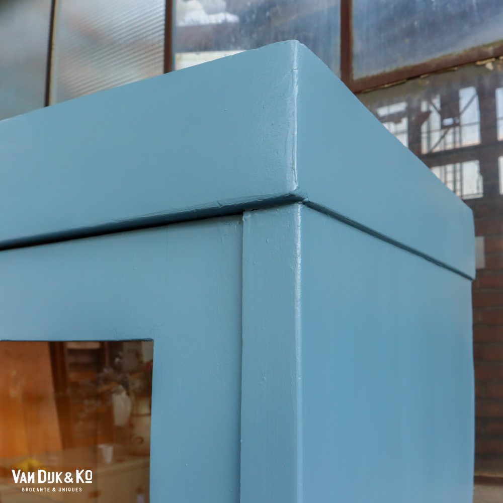 Blauwe vitrinekast - Afbeelding 5
